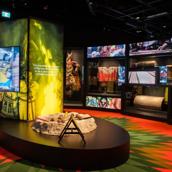 maya exhibition screens people today