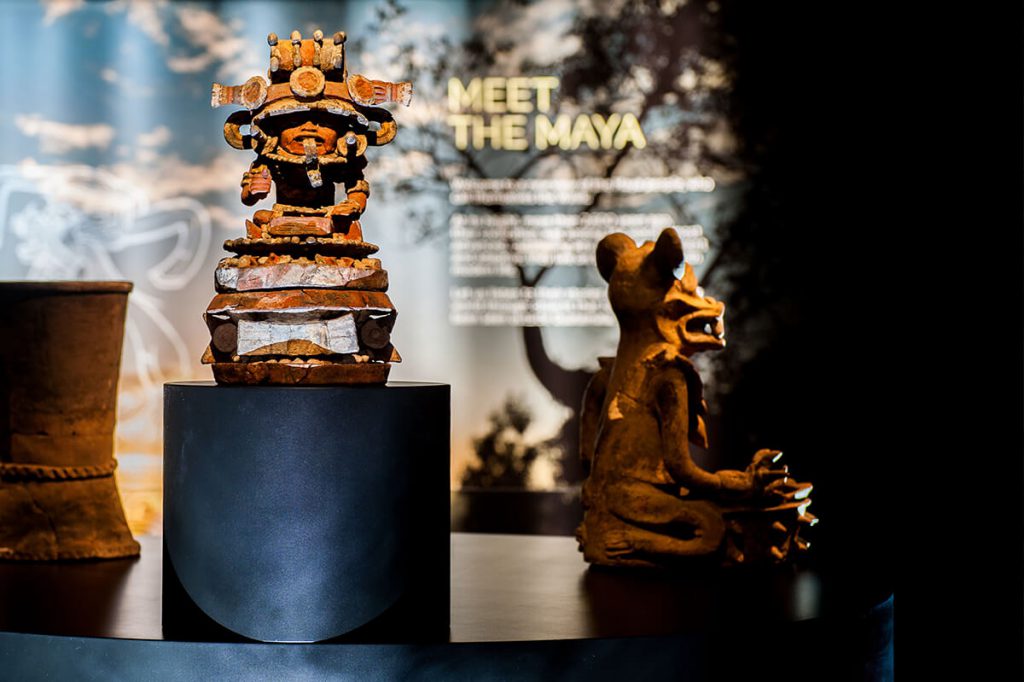 Maya exhibition object