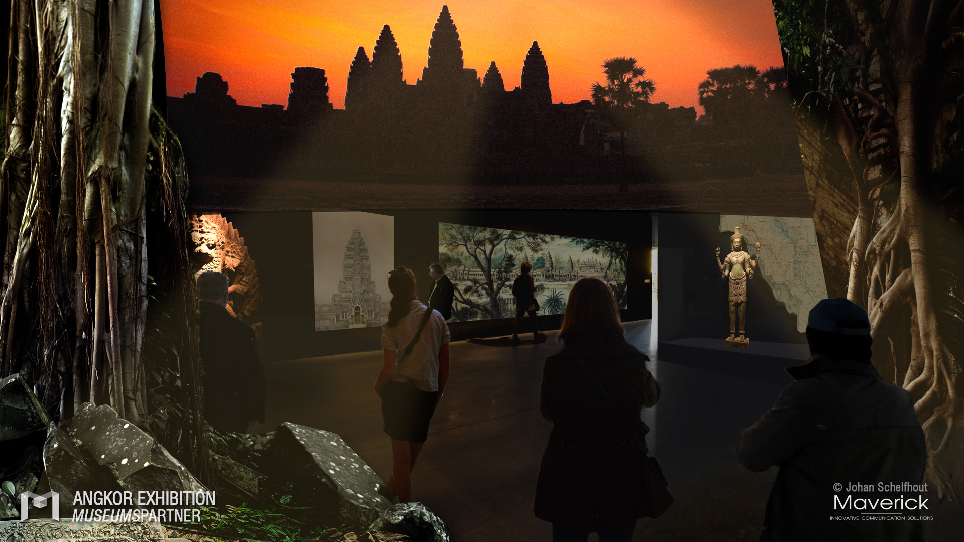 Rendering Angkor Exhibition